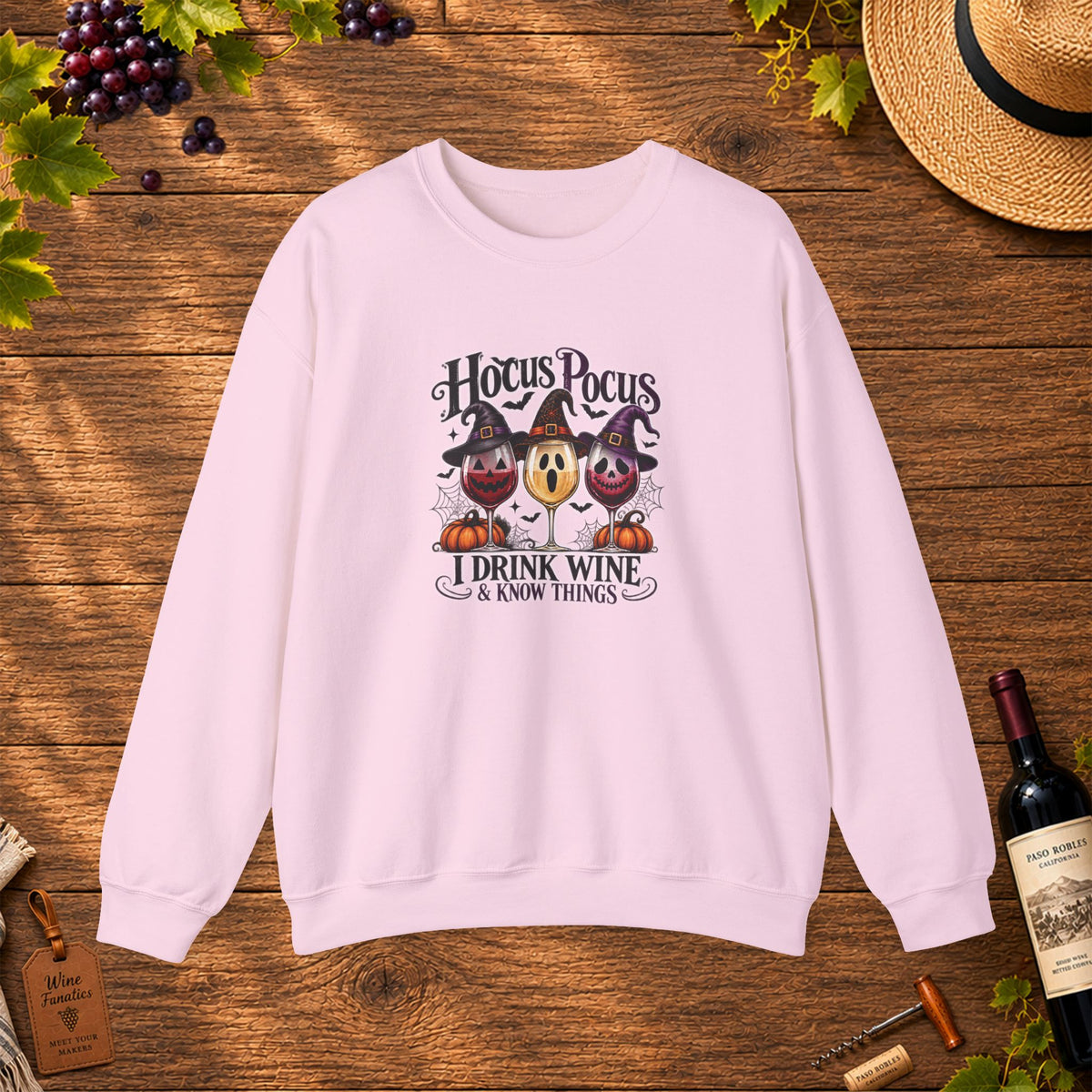 Hocus Pocus I Drink Wine & Know Things Sweatshirt