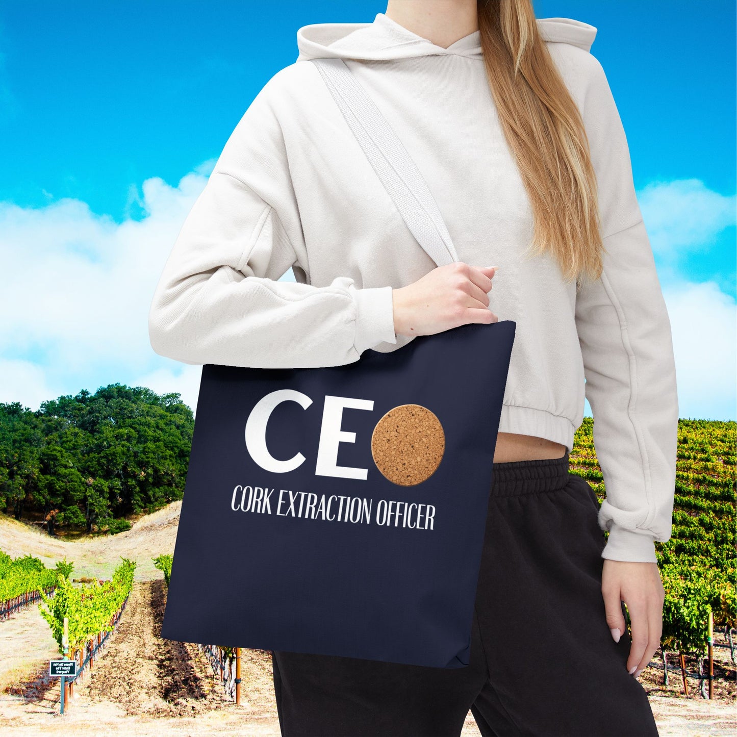 CEO - Cork Extraction Officer Personalized Tote Bag