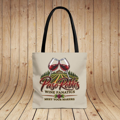 A Toast To Paso Robles Wine Fanatics Personalized Tote Bag