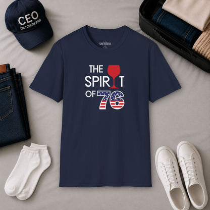 The Spirit of 76 Independence Day Unisex Softstyle T-Shirt