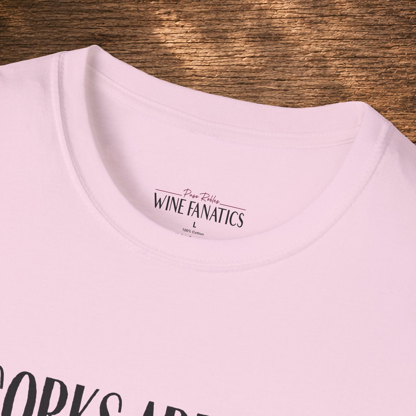 Corks Are For Quitters Crewneck Tee