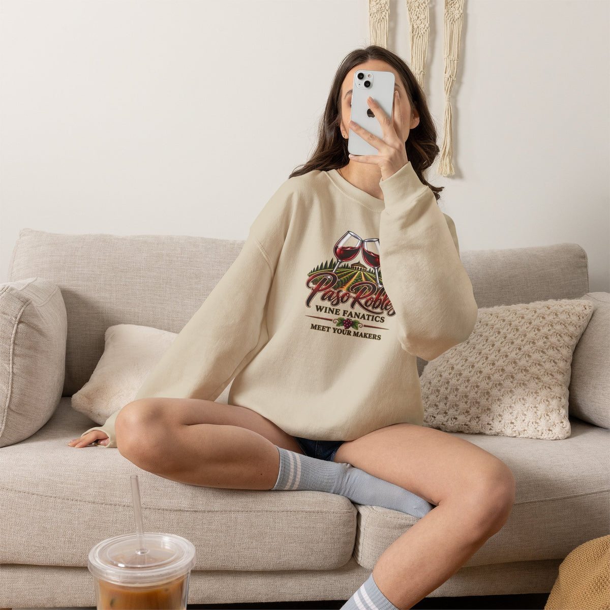 A Toast To Paso Robles Wine Fanatics Sweatshirt