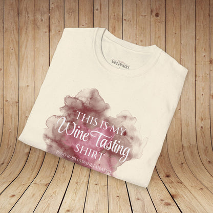 This Is My Wine Tasting Shirt (stain) Unisex Softstyle T-Shirt
