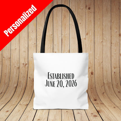The Perfect Pairing Personalized Tote Bag