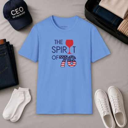 The Spirit of 76 Independence Day Unisex Softstyle T-Shirt
