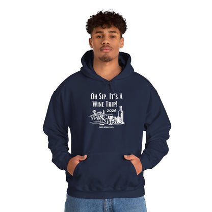 Oh Sip It's A Wine Trip 2025 Personalized Hoodie