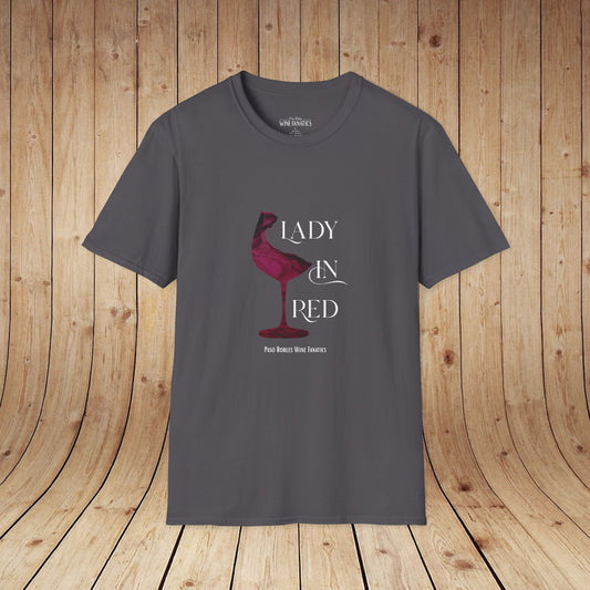 Lady In Red Unisex Softstyle T-Shirt