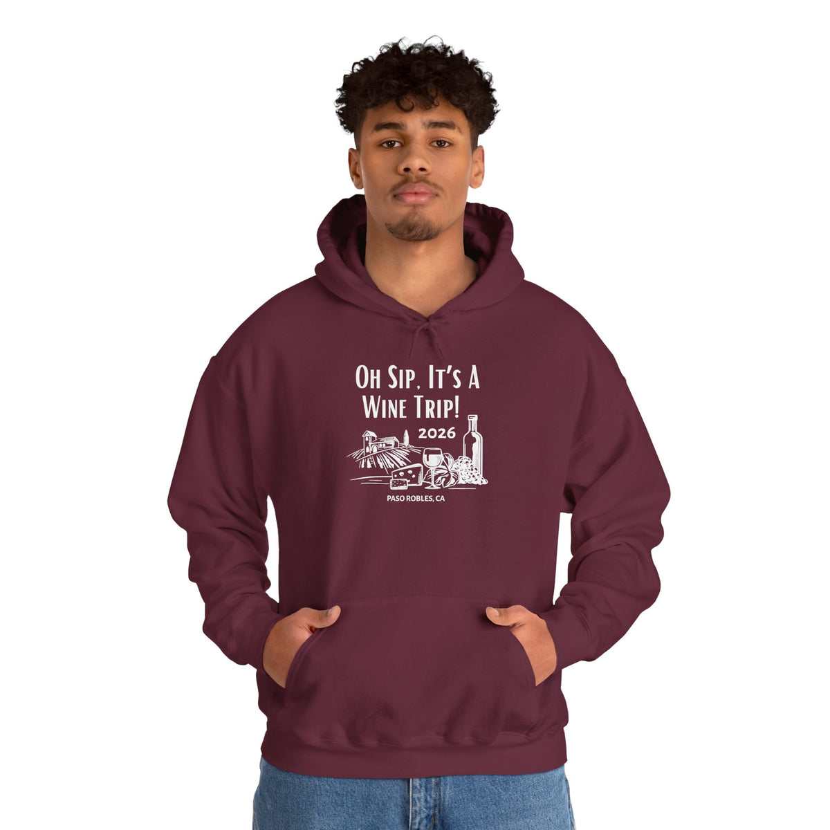 Oh Sip It's A Wine Trip 2025 Personalized Hoodie