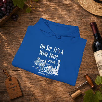 Oh Sip It's A Wine Trip 2025 Personalized Hoodie