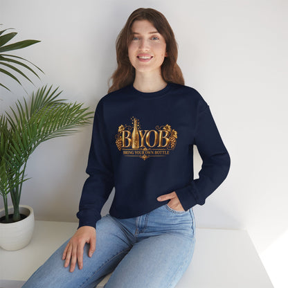 BYOB Bring Your Own Bottle Sweatshirt