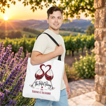 The Perfect Pairing Personalized Tote Bag
