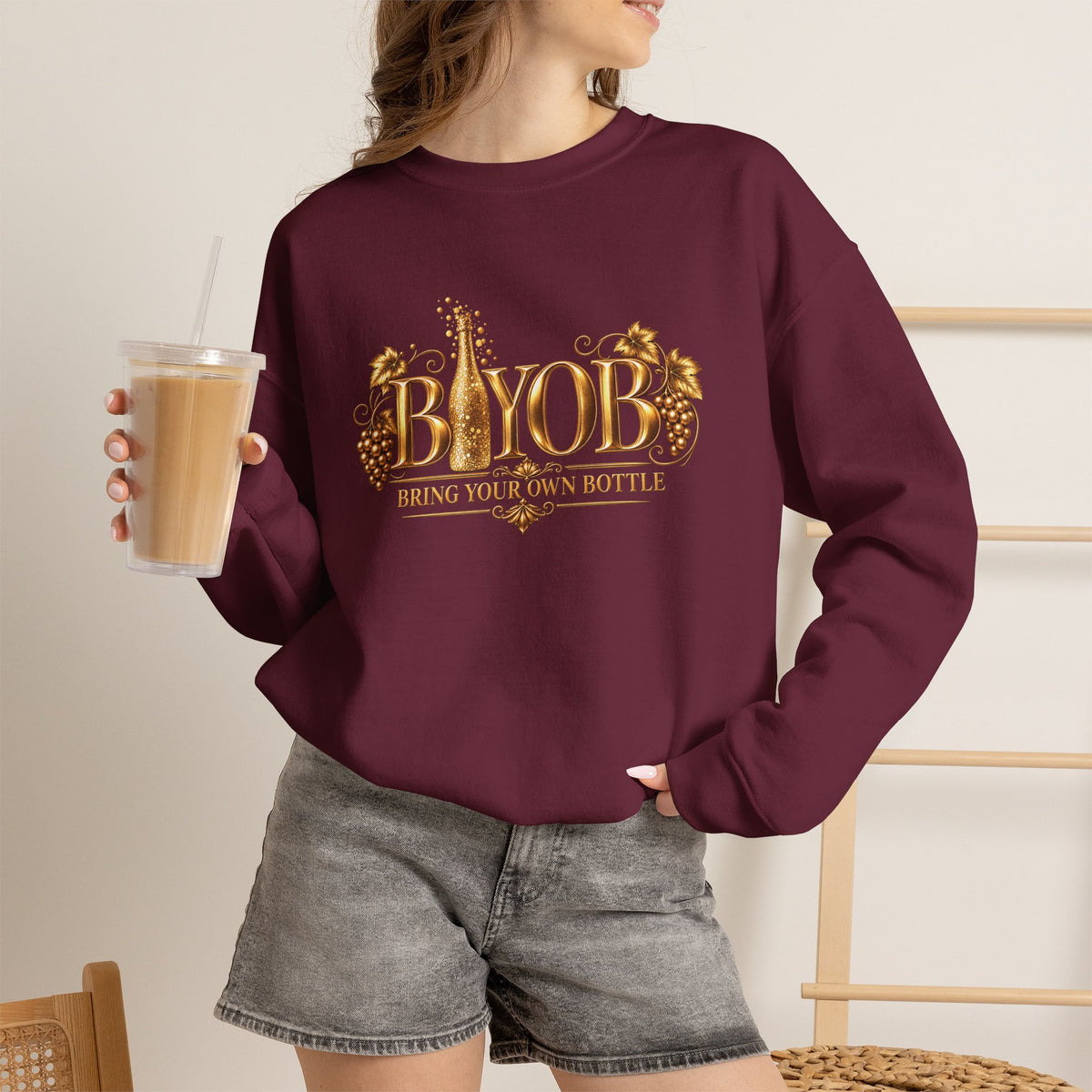BYOB Bring Your Own Bottle Sweatshirt