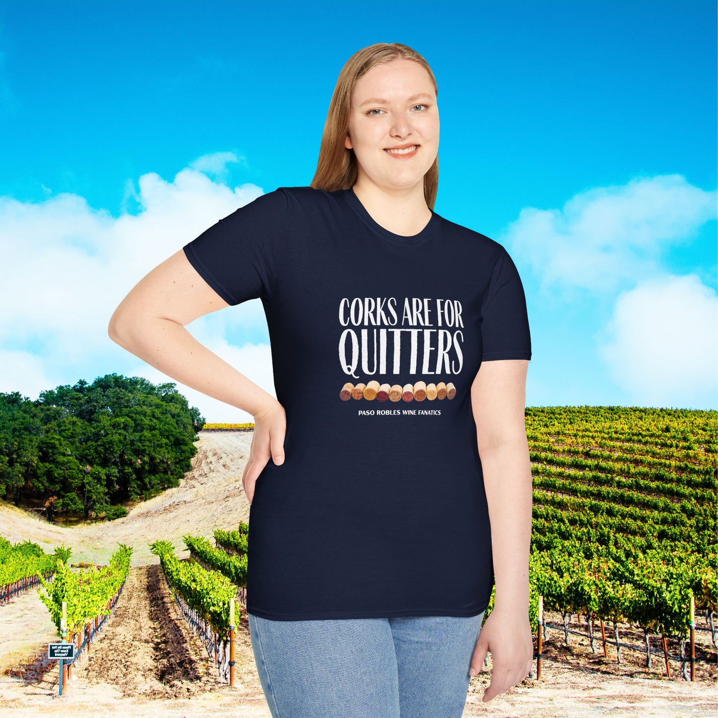 Corks Are For Quitters Unisex Softstyle T-Shirt
