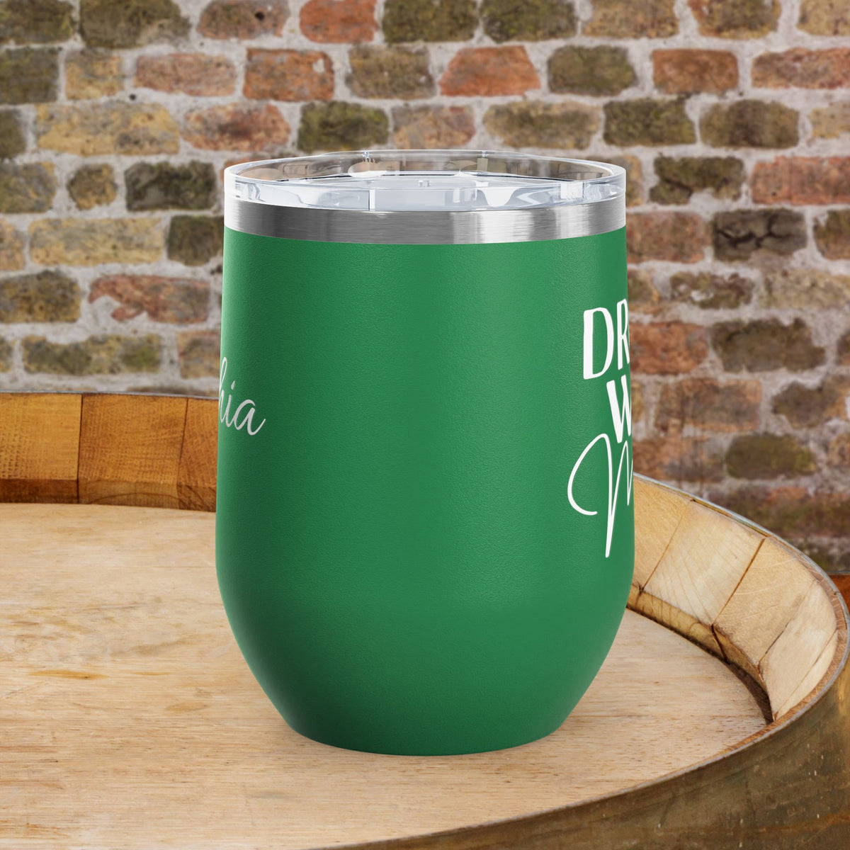 Drunk Wives Matter Personalized 12oz Wine Tumbler