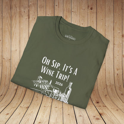 Oh Sip It's A Wine Trip Unisex Softstyle T-Shirt