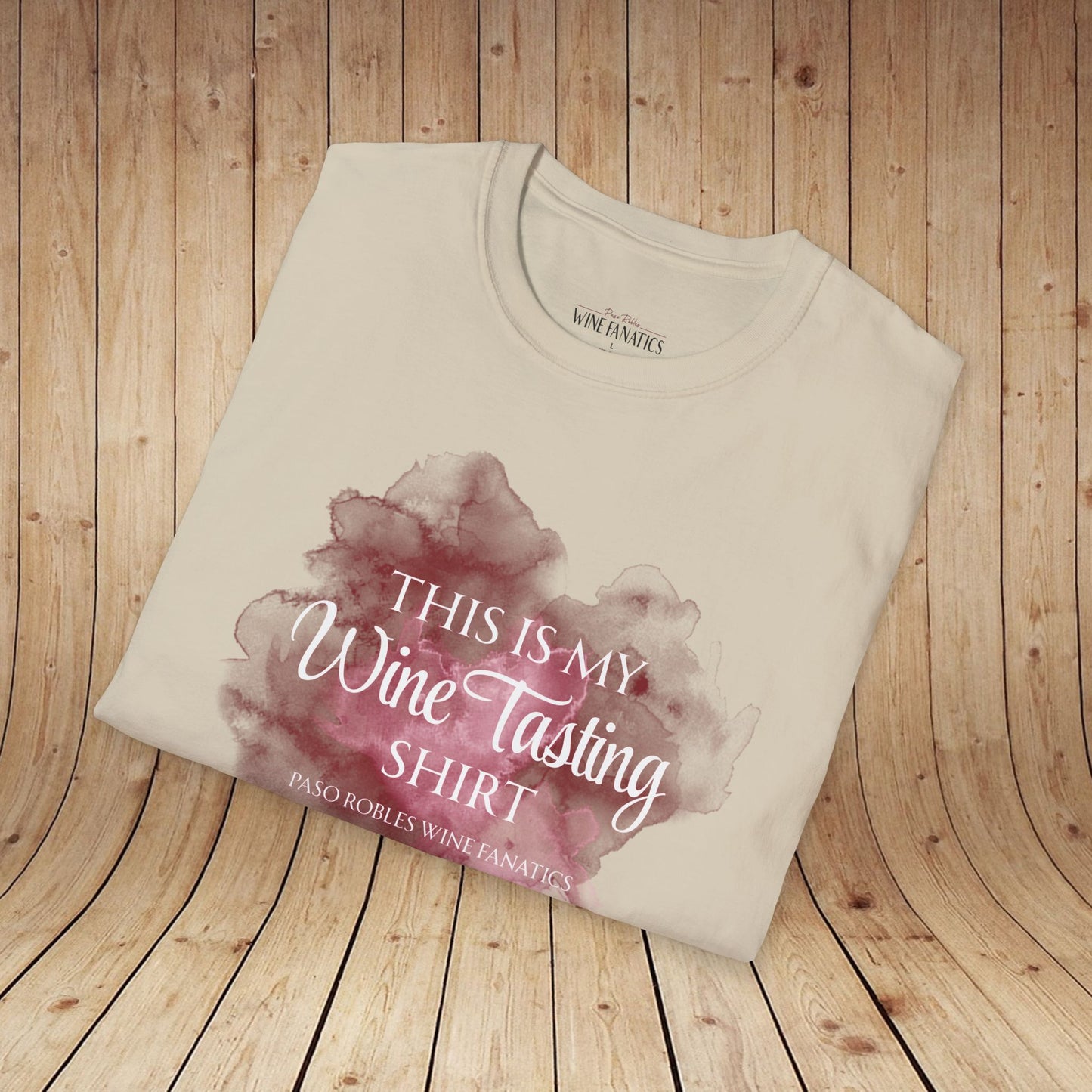 This Is My Wine Tasting Shirt (stain) Unisex Softstyle T-Shirt