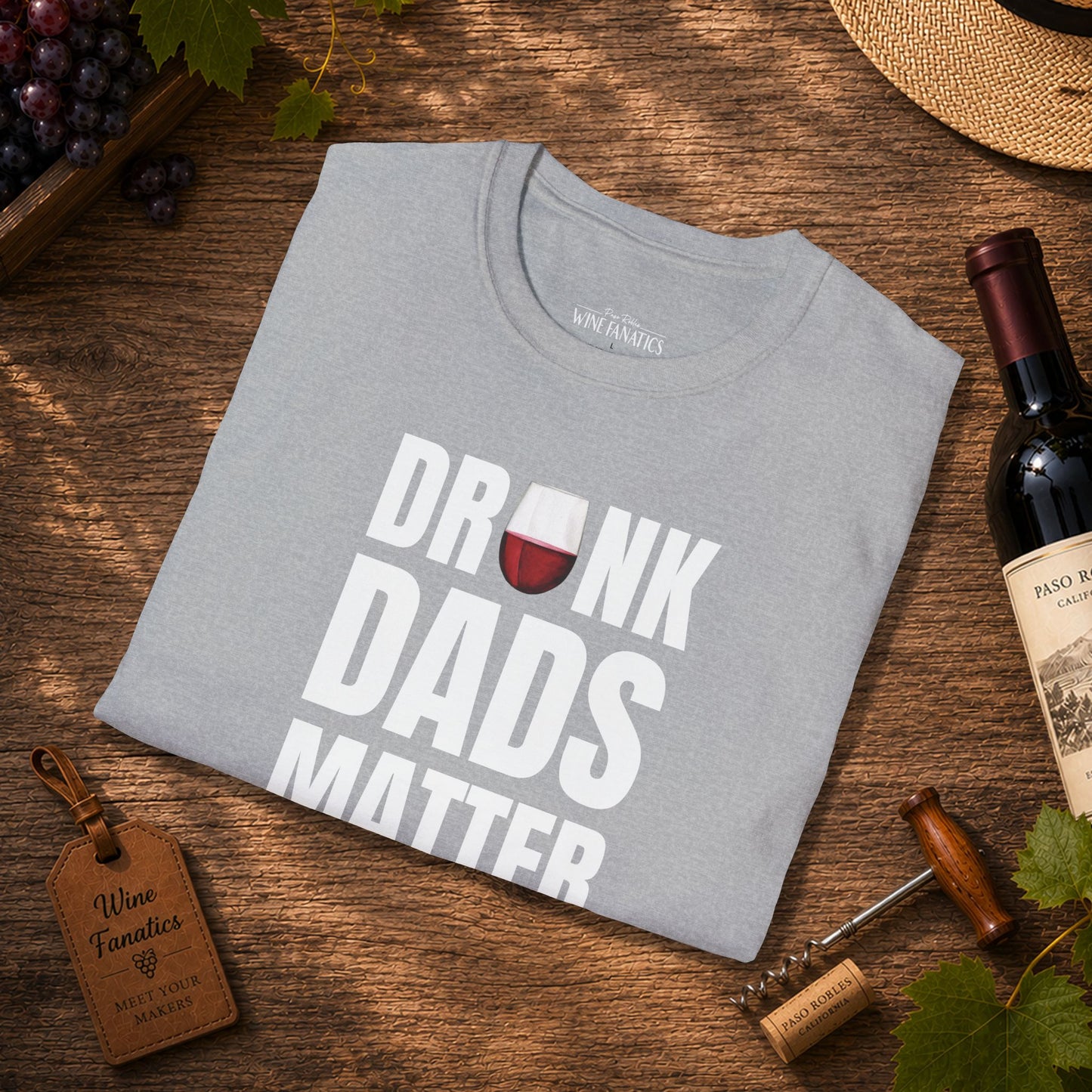 Drunk Dads Matter Crew Neck T-Shirt