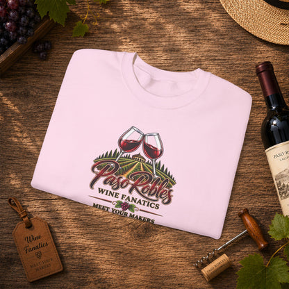 A Toast To Paso Robles Wine Fanatics Sweatshirt