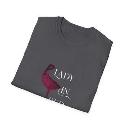 Lady In Red Unisex Softstyle T-Shirt