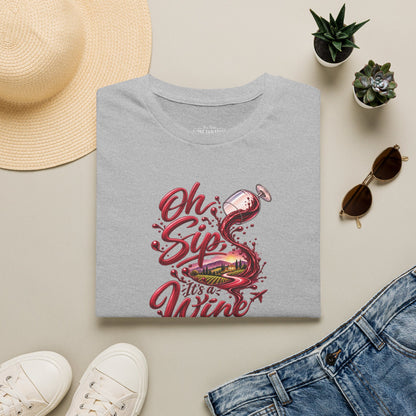 Oh Sip It's A Wine Trip Personalized Crewneck Tee