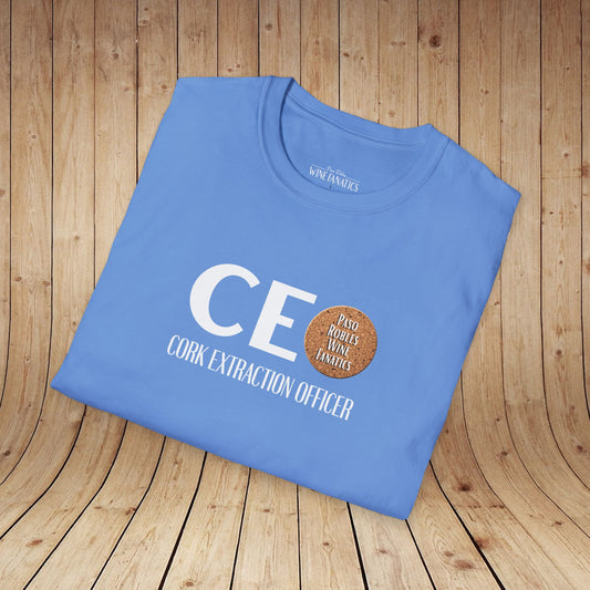 CEO Cork Extraction Officer Unisex Softstyle T-Shirt
