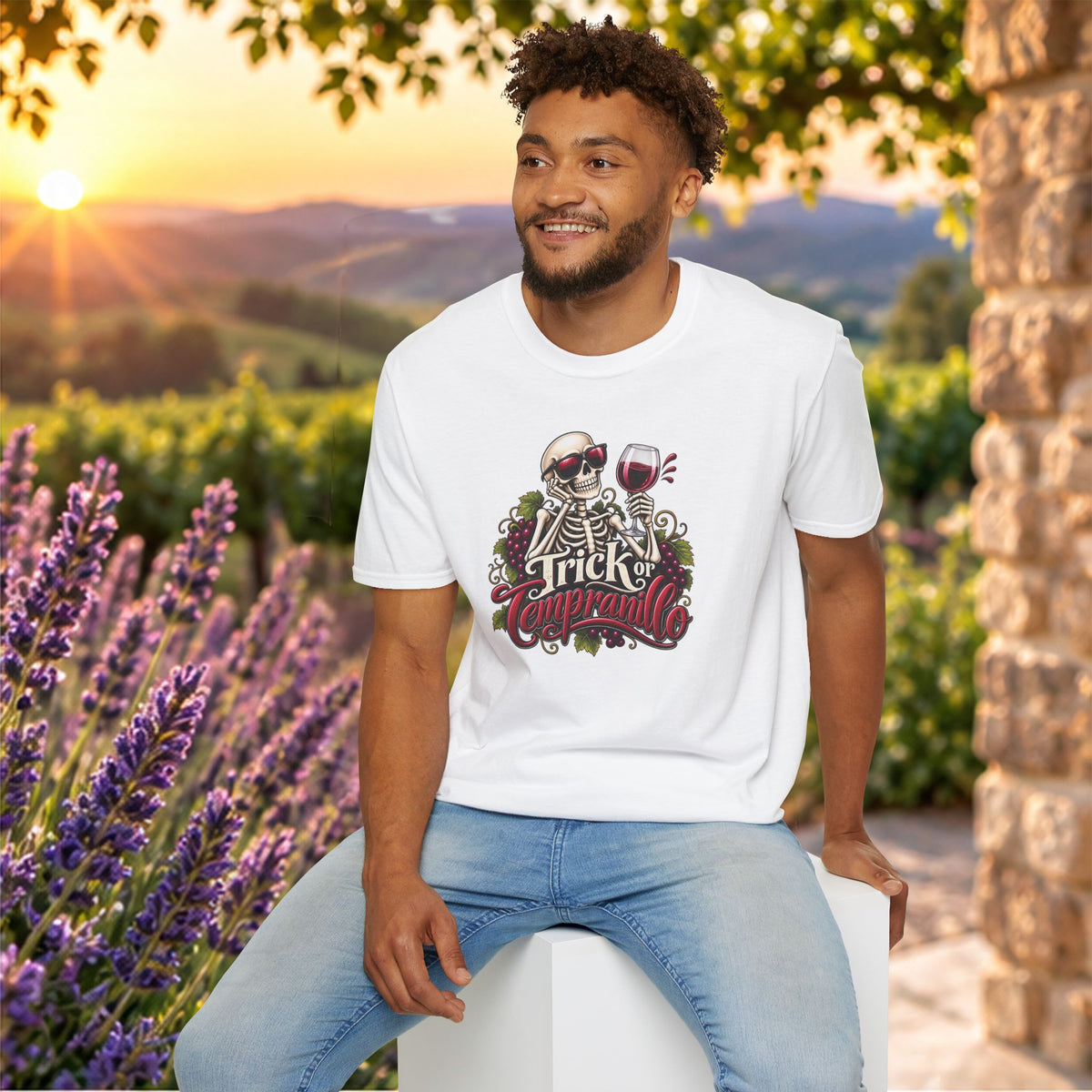 Trick Or Tempranillo Crewneck T-Shirt