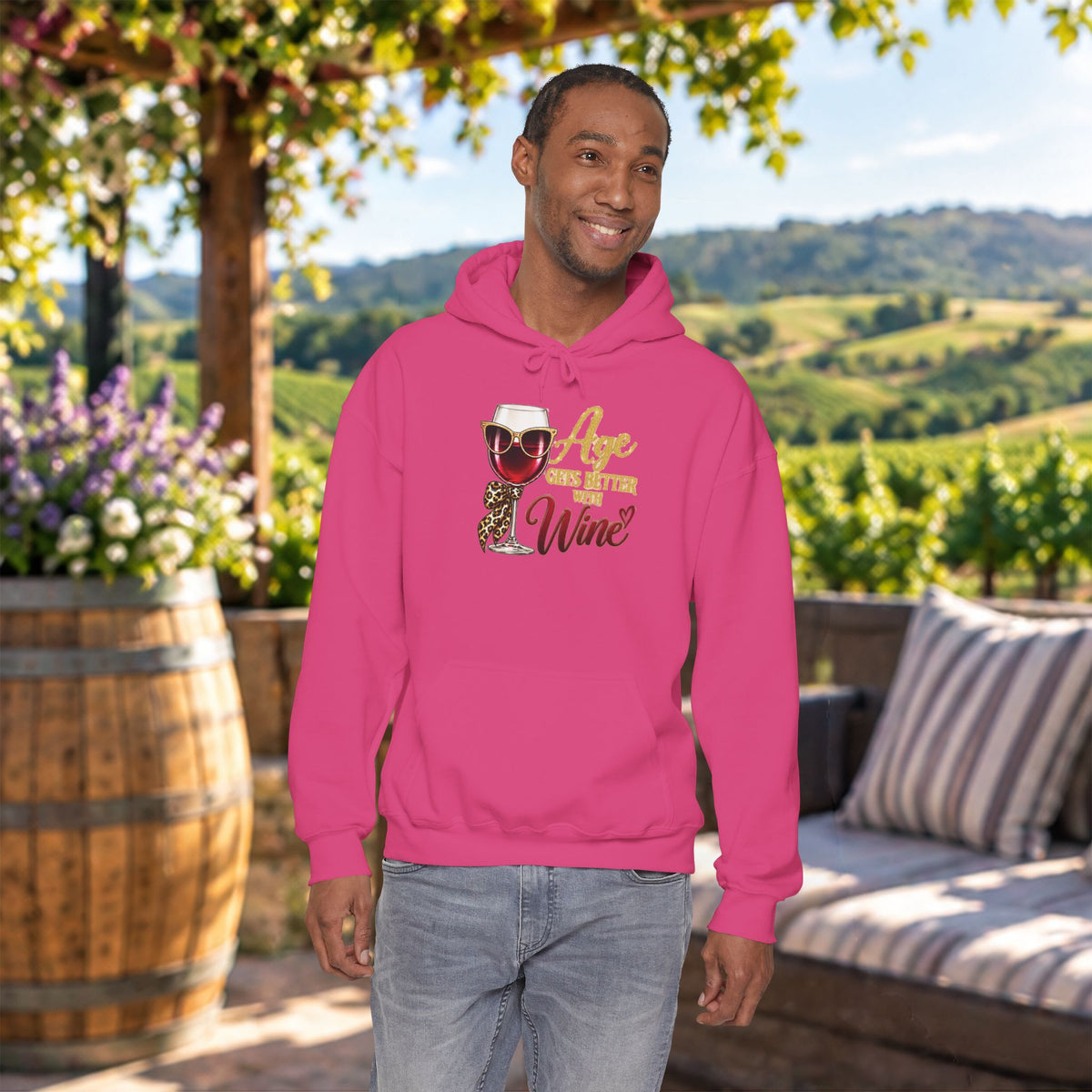 Age Gets Better With Wine Hoodie