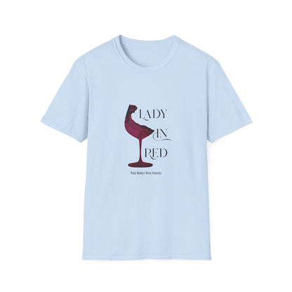 Lady In Red Unisex Softstyle T-Shirt