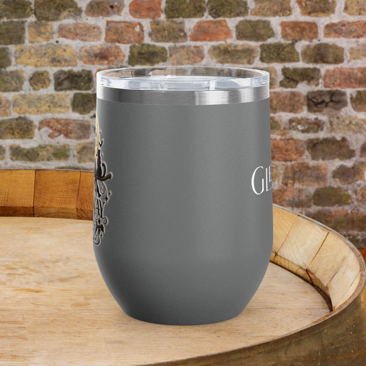 Witch Way To The Wine 12oz Personalized Wine Tumbler