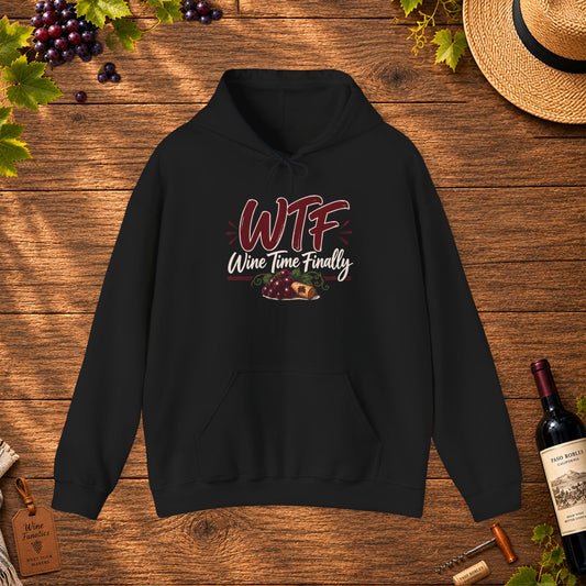 WTF Wine Tasting Finally Hoodie