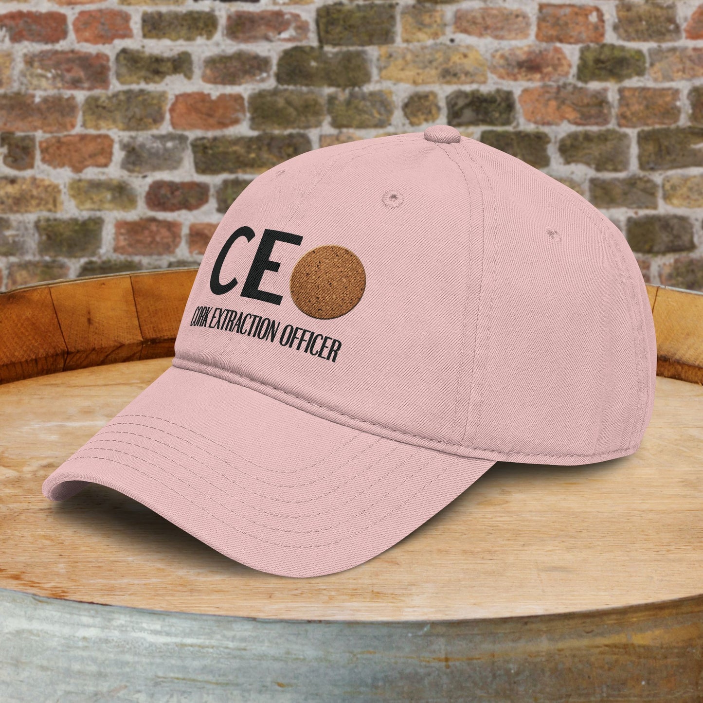 Cork Extraction Officer (CEO) Washed Baseball Cap