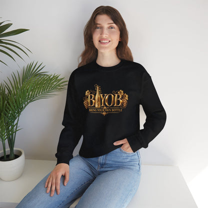 BYOB Bring Your Own Bottle Sweatshirt