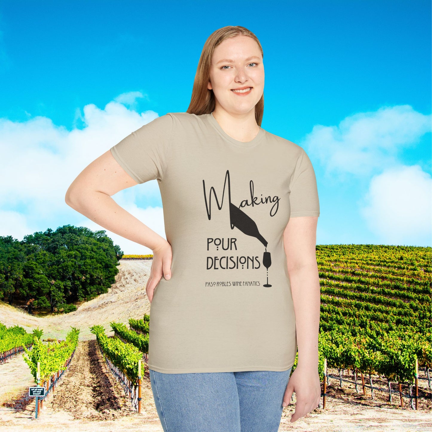 Making Pour Decisions Unisex Softstyle T-Shirt
