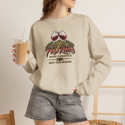 A Toast To Paso Robles Wine Fanatics Sweatshirt