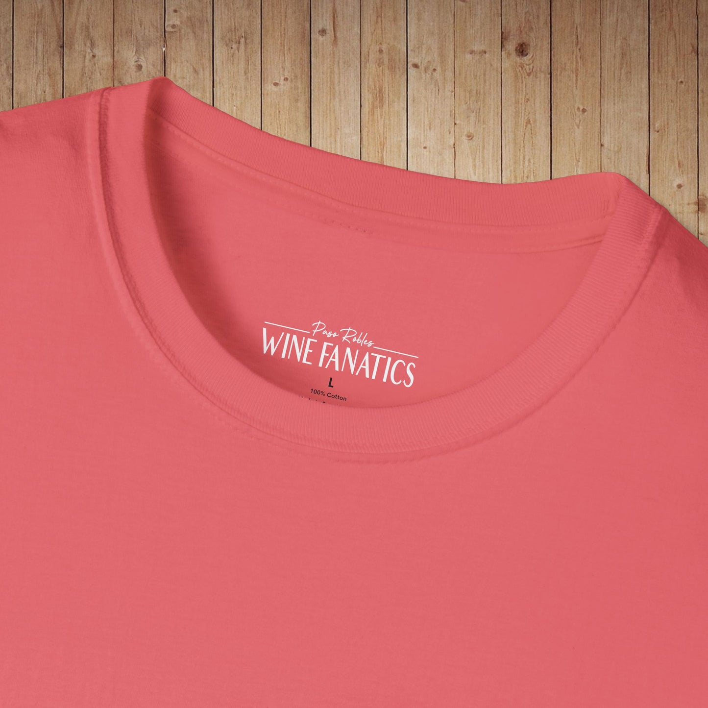 Paso Robles Wine Fanatics Logo Unisex Softstyle T-Shirt