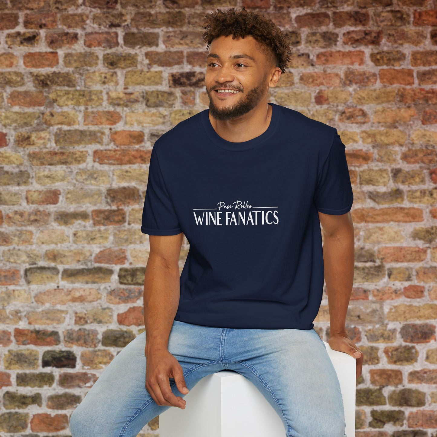 Paso Robles Wine Fanatics Logo Crewneck T-Shirt
