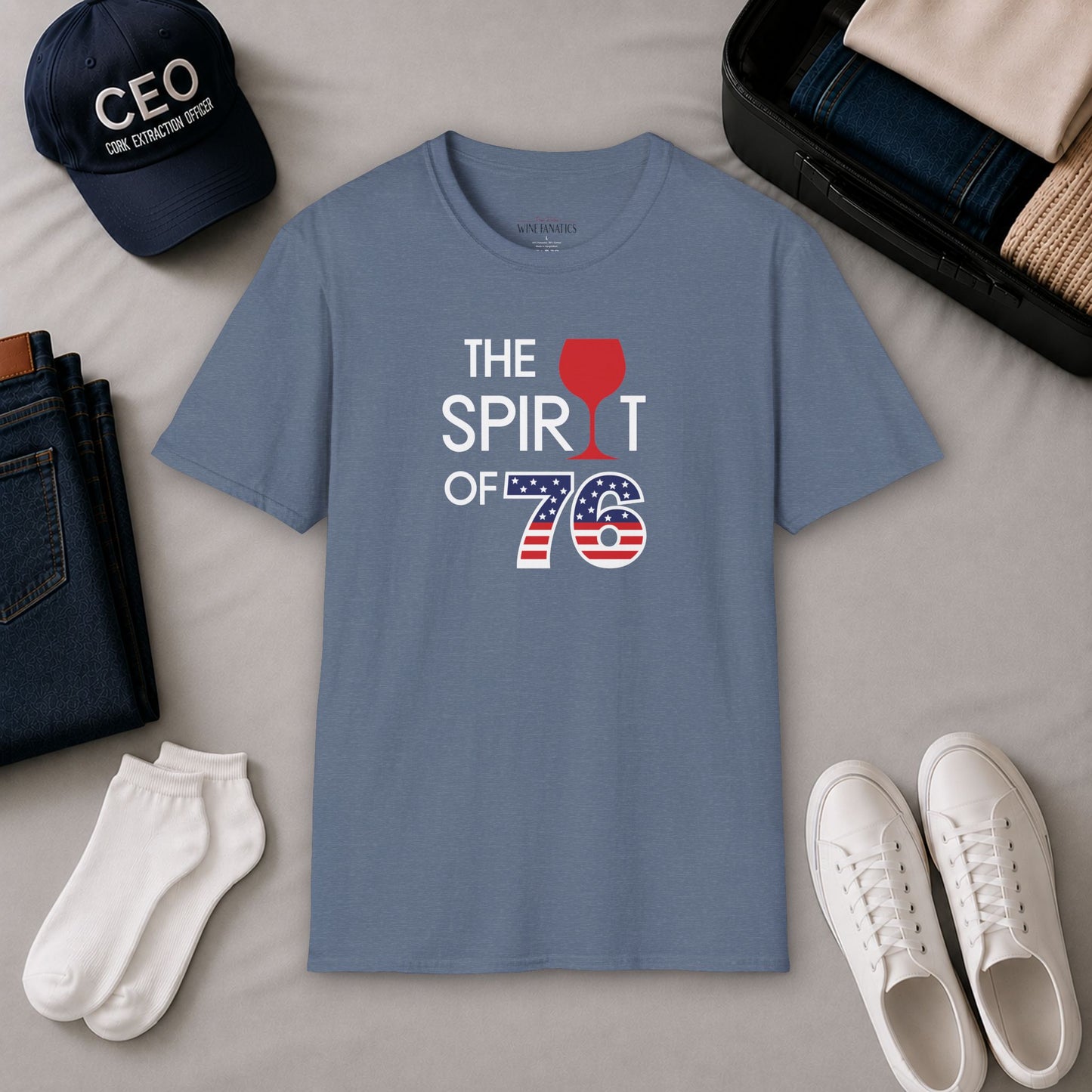 The Spirit of 76 Independence Day Unisex Softstyle T-Shirt
