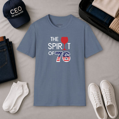 The Spirit of 76 Independence Day Unisex Softstyle T-Shirt