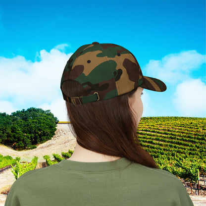 Paso Robles Wine Fanatics Toast Embroidered White Banner Cap