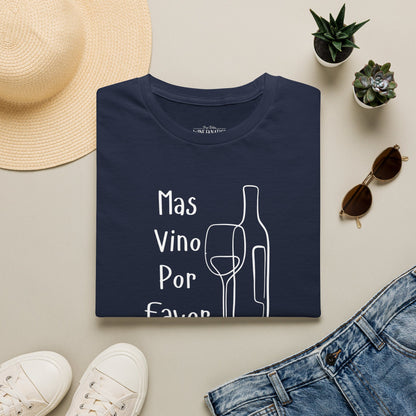 Mas Vino Por Favor Crewneck Tee