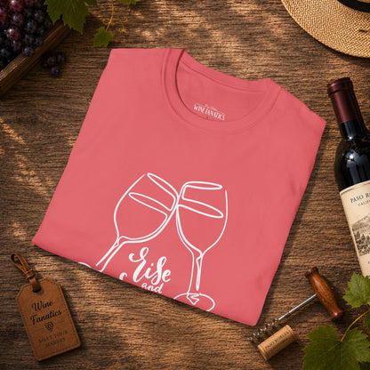 Rise & Wine Crewneck Tee
