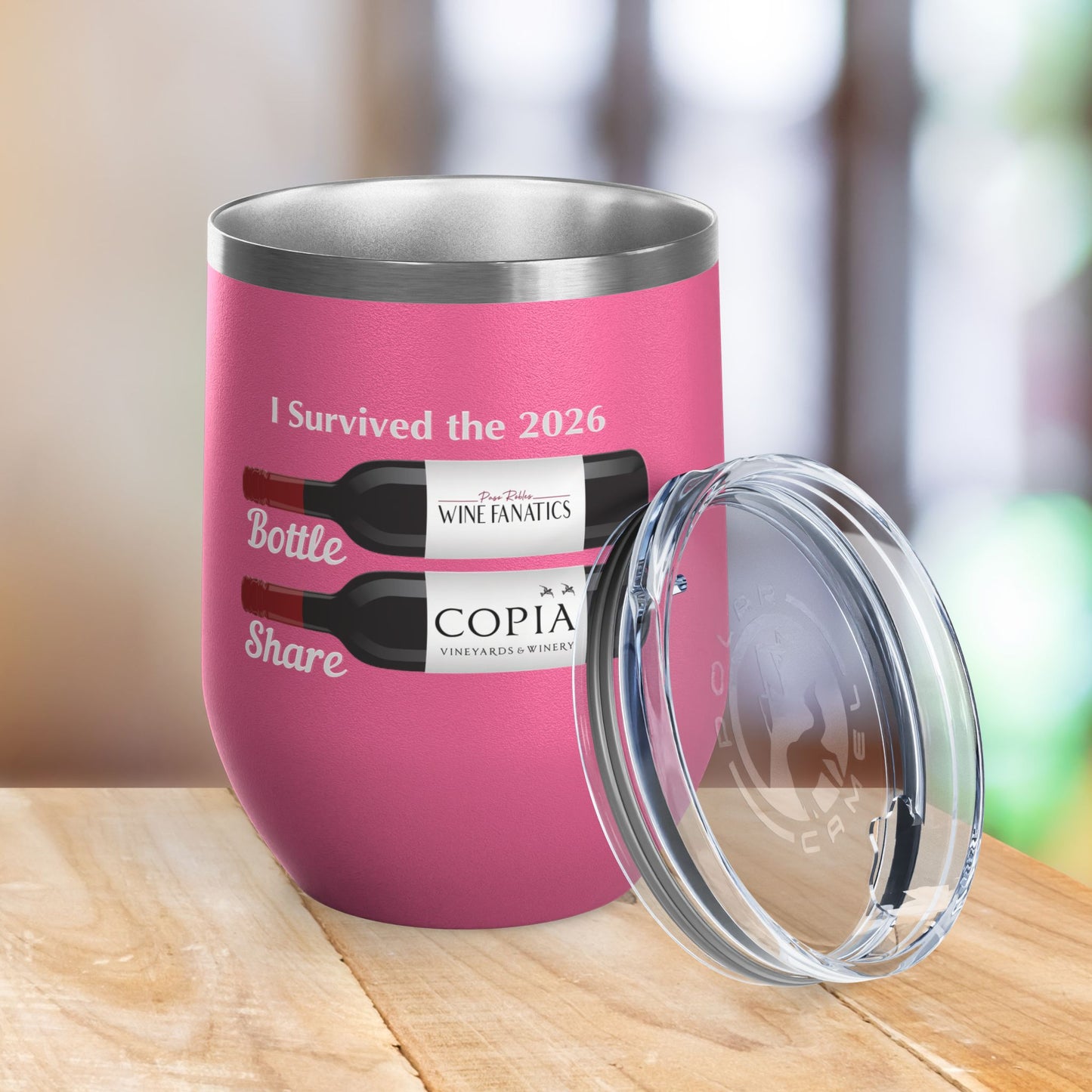 PRWF 2026 Bottle Share Event 12oz Wine Tumbler
