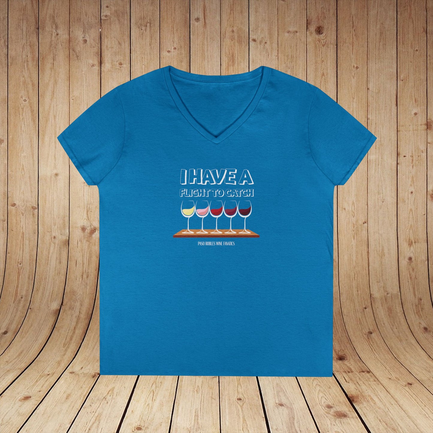 I Have A Flight To Catch Ladies V-Neck  Tee