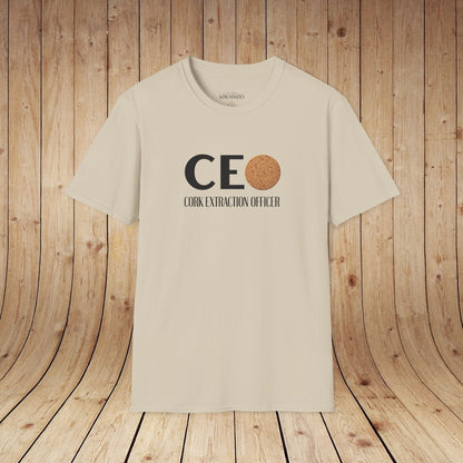 CEO Cork Extraction Officer Unisex Softstyle T-Shirt