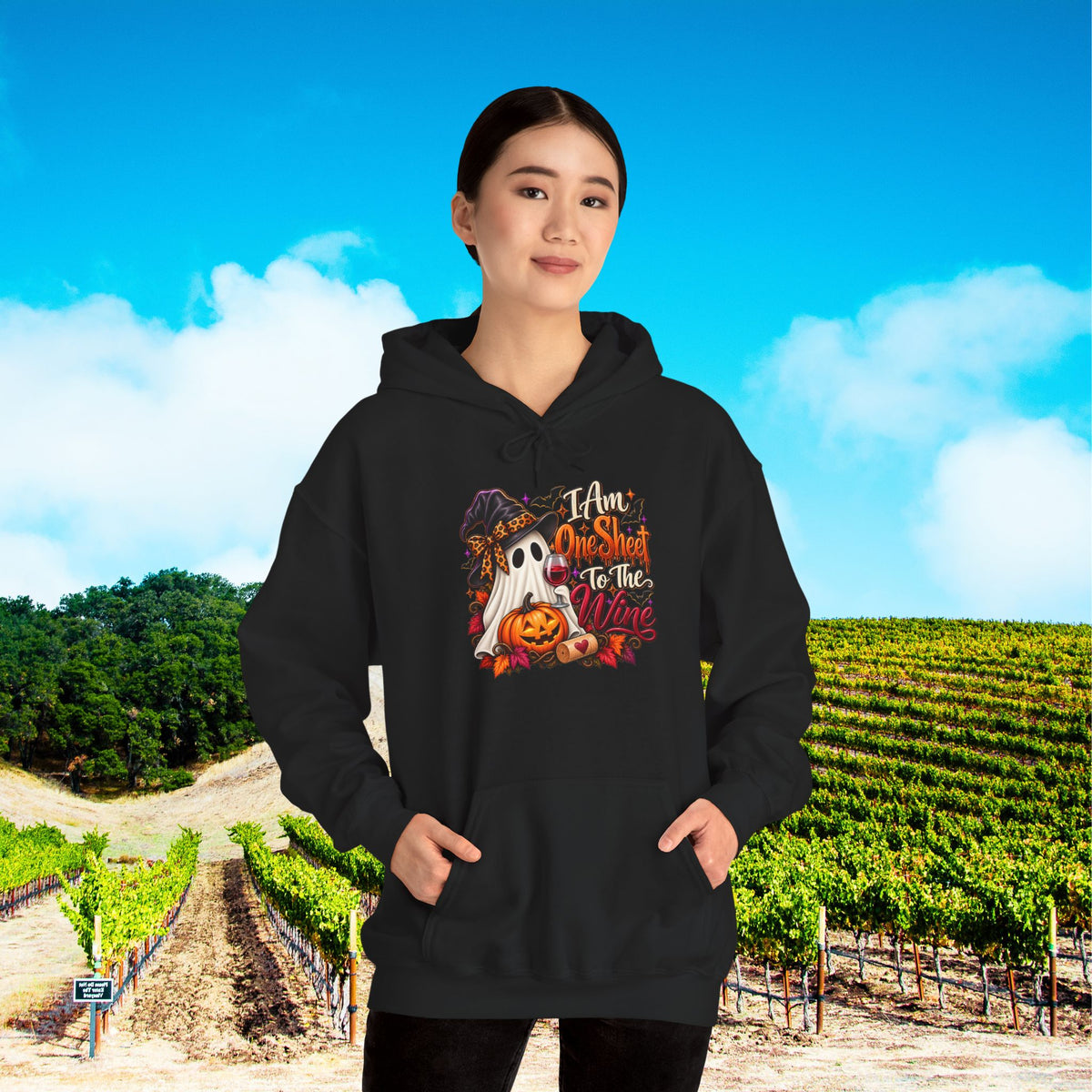 I Am One Sheet To The Wine Hoodie
