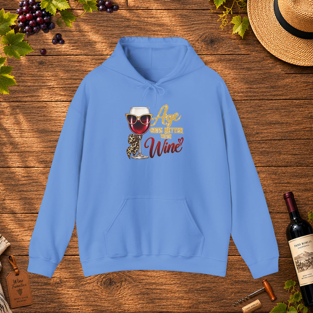 Age Gets Better With Wine Hoodie