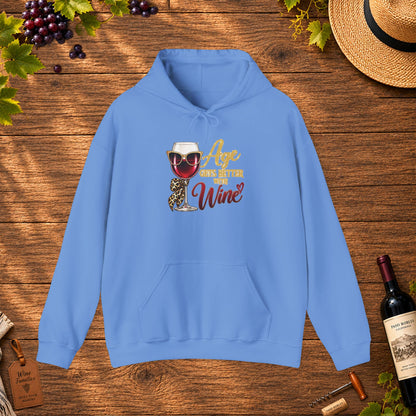 Age Gets Better With Wine Hoodie