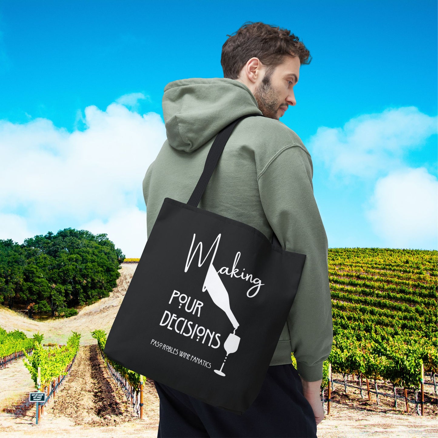 Making Pour Decisions Tote Bag