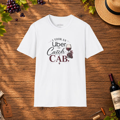 I Took An Uber To Catch A CAB Crewneck T-Shirt