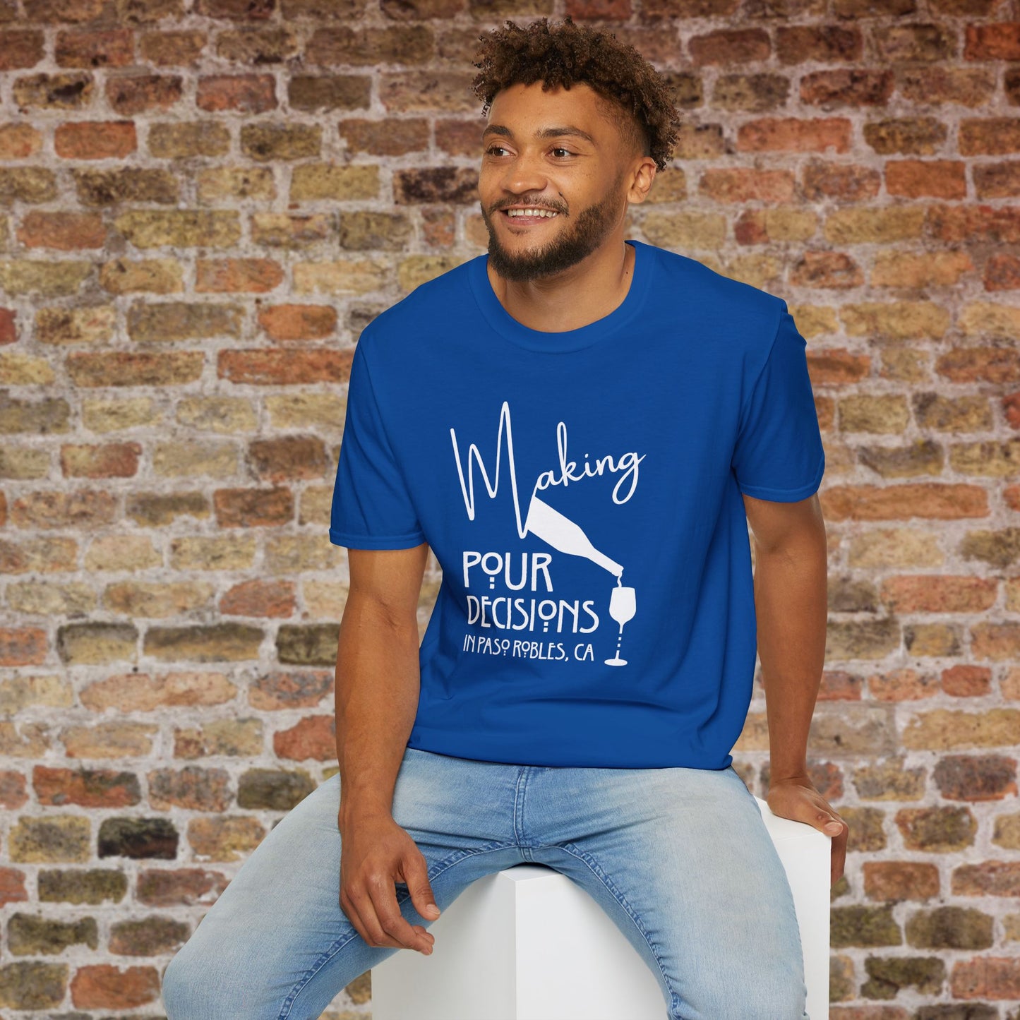 Paso Robles - Making Pour Decisions Crewneck Tee